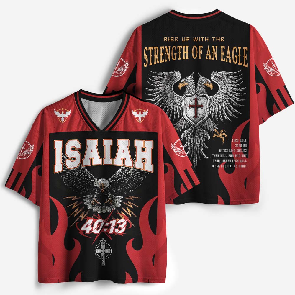 Strength Of An Eagle Graphic Mesh Jersey