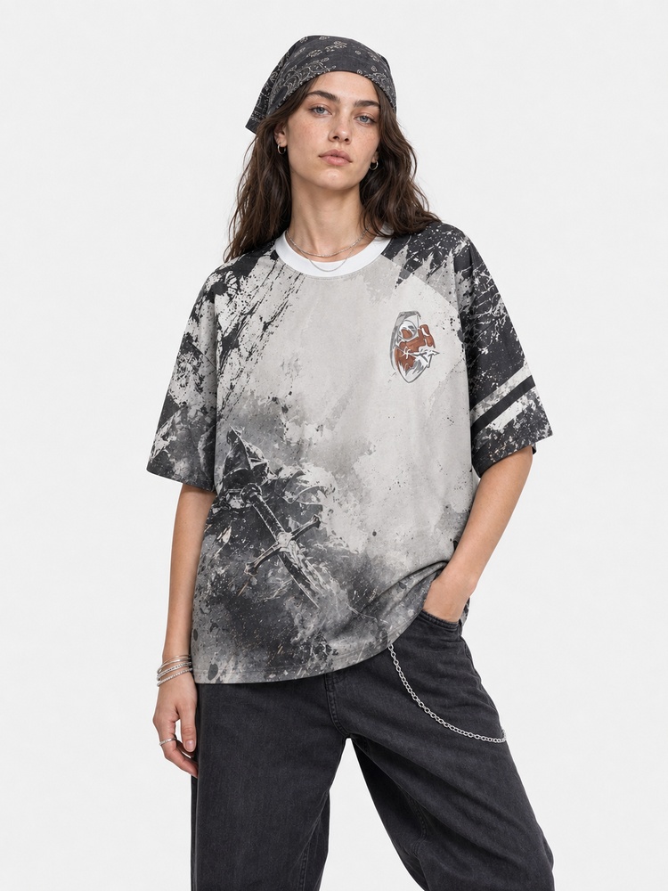 Burden Bearer Eco Oversized Graphic Tees · GRS Certified