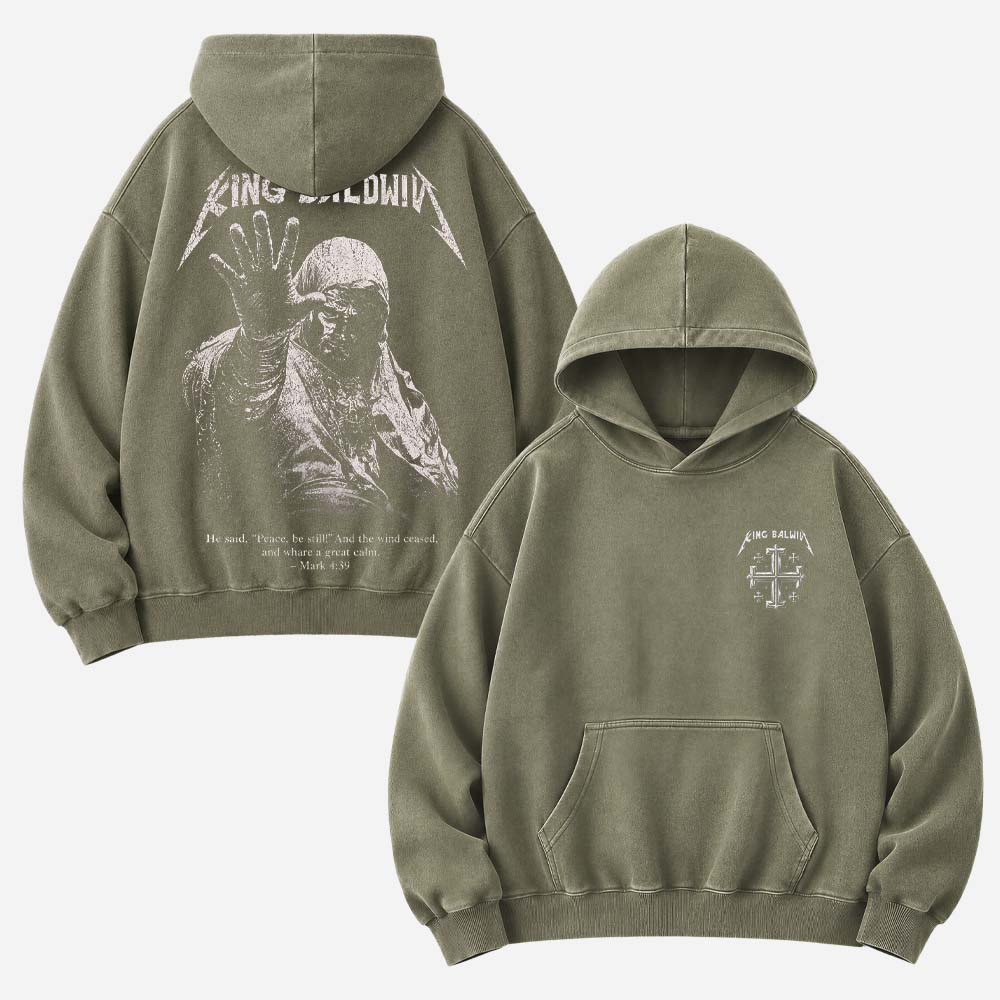 Masked King Vintage Washed Hoodie