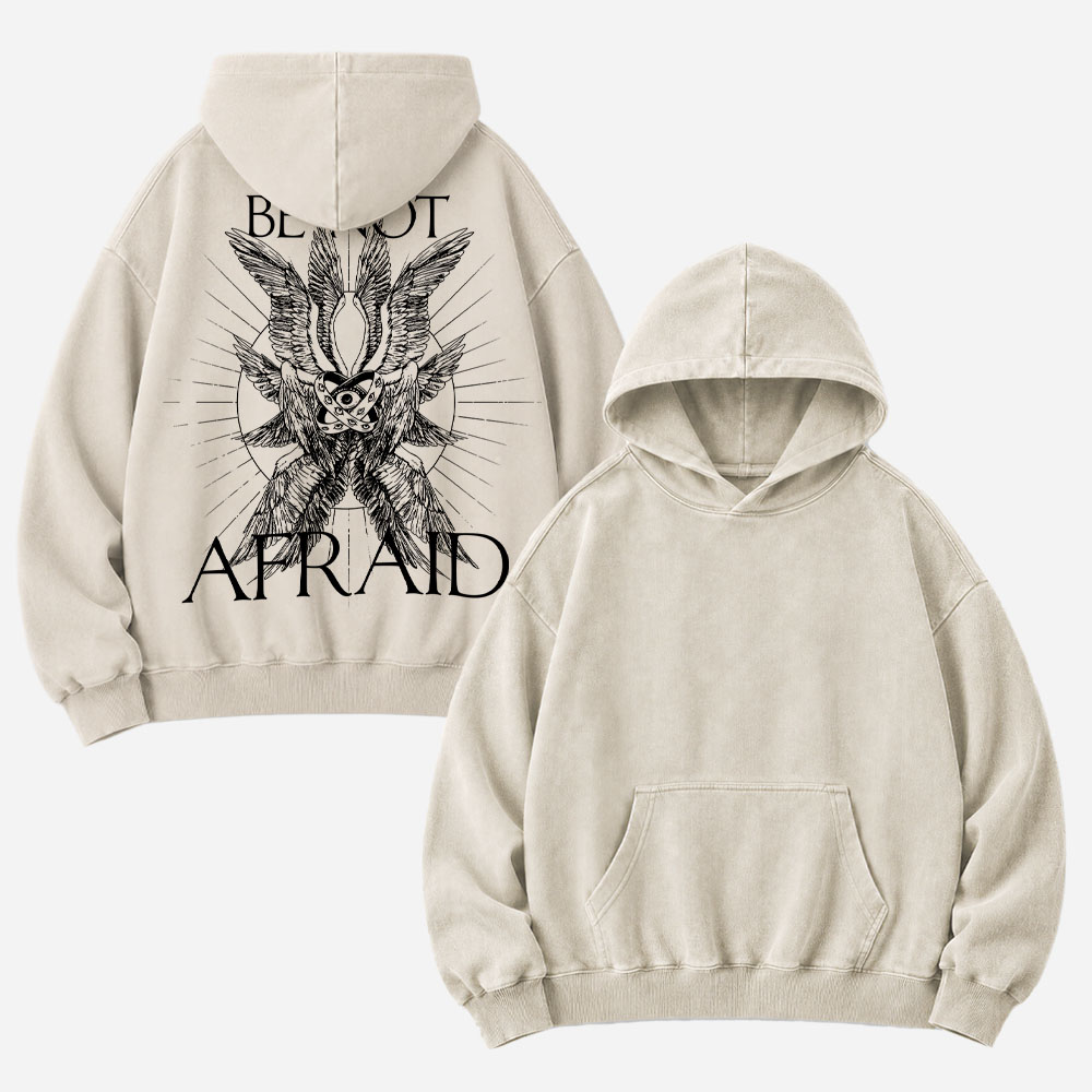 Fearless Eye Wing Vintage Washed Hoodie