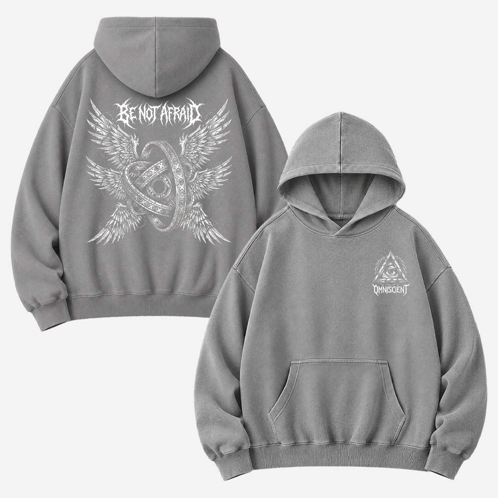 Fearless Eye Wing Vintage Washed Hoodie