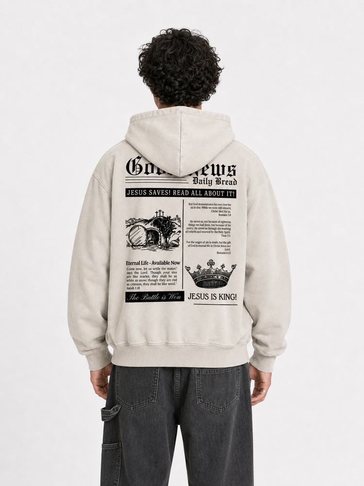 The Good News Vintage Washed Hoodie