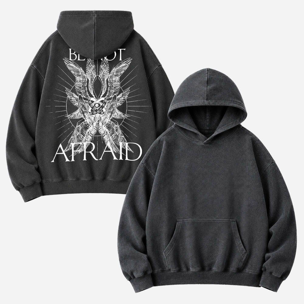 Fearless Eye Wing Vintage Washed Hoodie