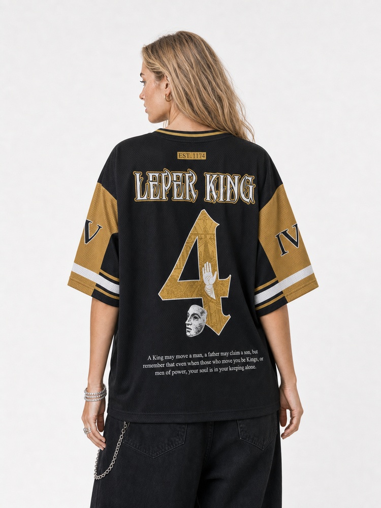 Masked Knight Graphic Mesh Jersey