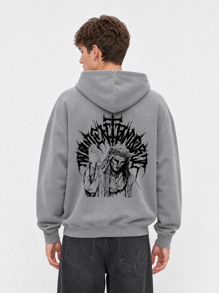 Masked Knight Vintage Washed Hoodie