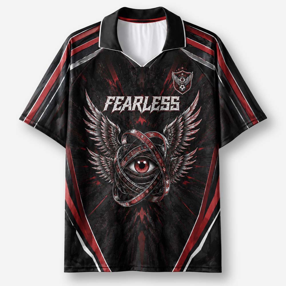 Fearless Eye Wing Graphic Collar Jersey