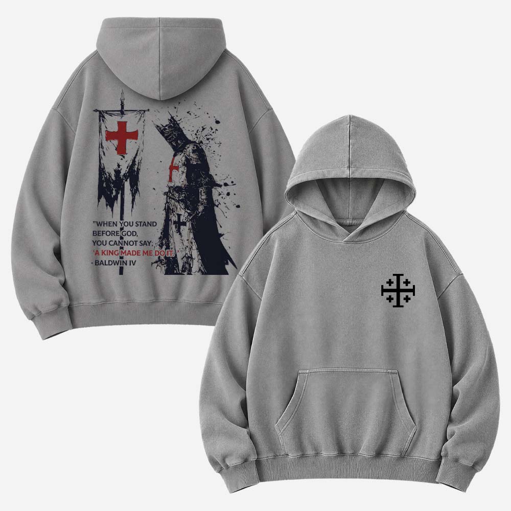 Masked King Vintage Washed Hoodie