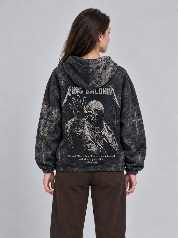 Masked King All Over Print Scuba Hoodie