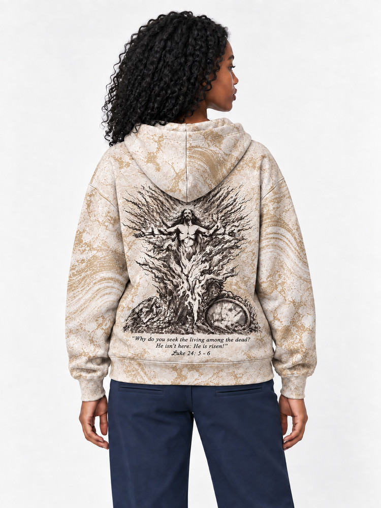 Rising Light All Over Print Scuba Hoodie