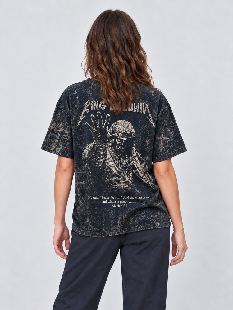 Masked King Eco Oversized Graphic Tees · GRS Certified
