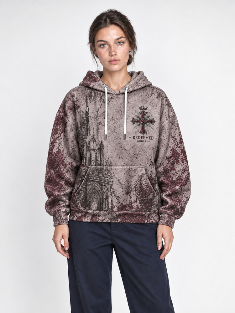 Angel Rescue All Over Print Scuba Hoodie