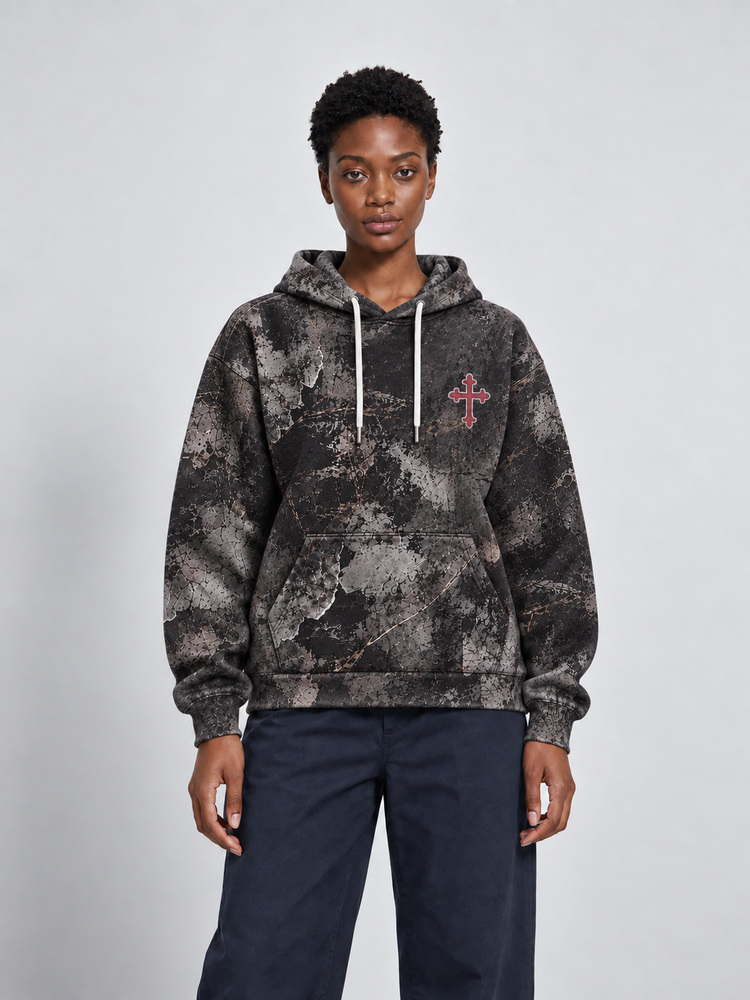Crowned Defender All Over Print Scuba Hoodie