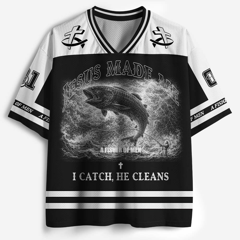 Fisherman Graphic Mesh Jersey