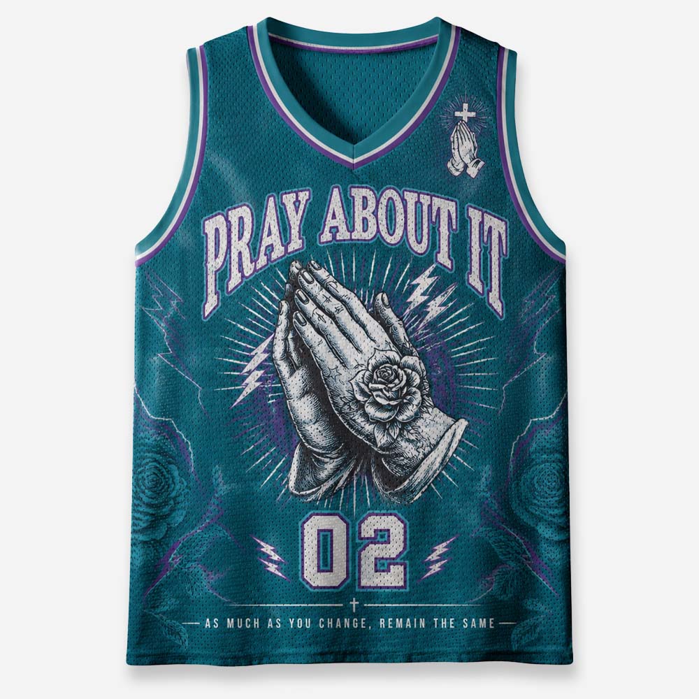 Rose Hands Graphic Mesh Jersey Tank Top