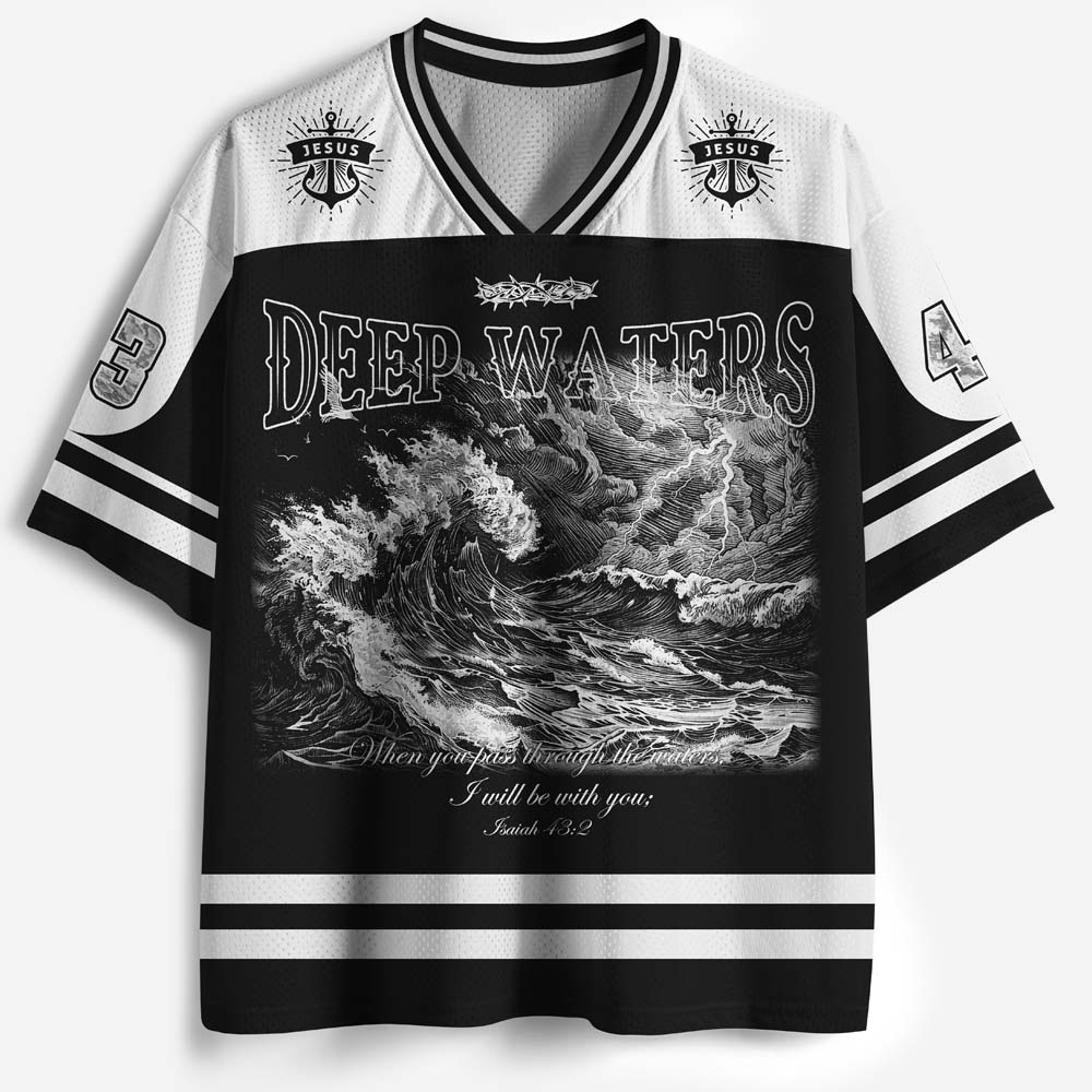 Deep Waters Graphic Mesh Jersey