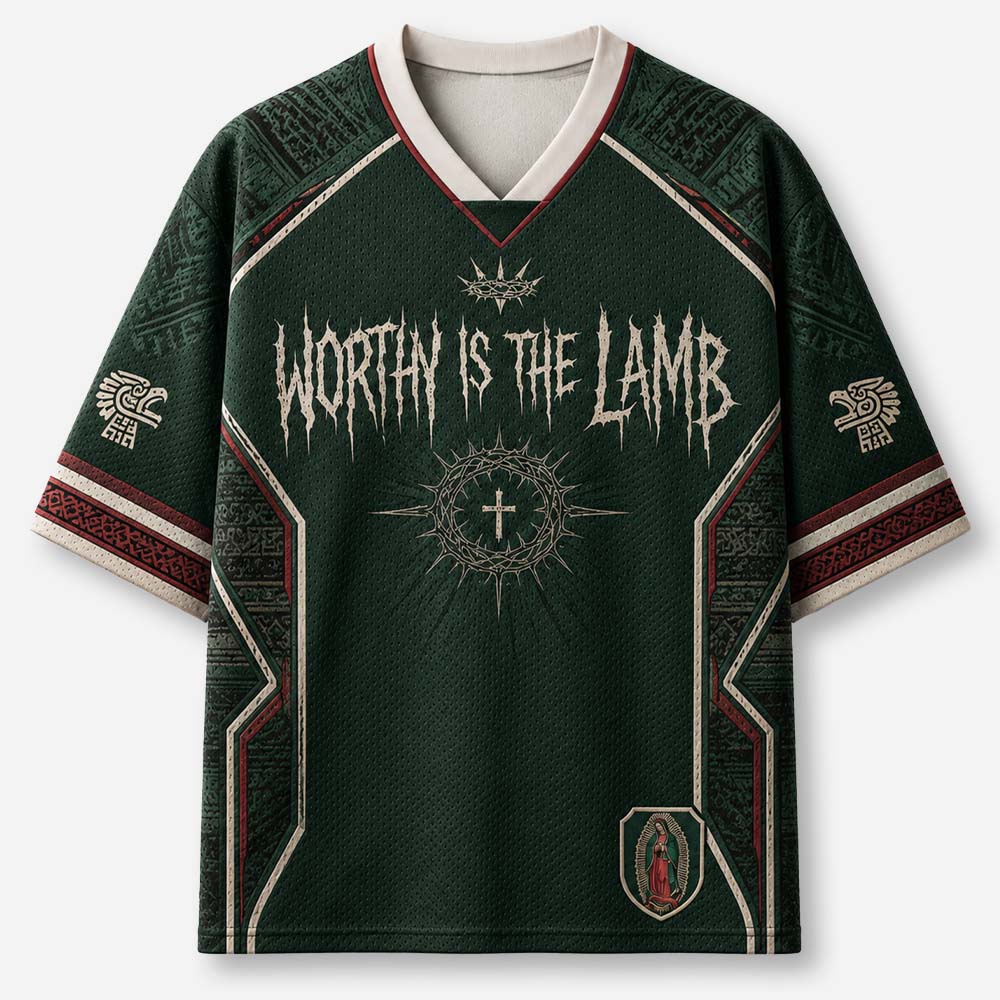 Lamb Worthy Graphic Mesh Jersey
