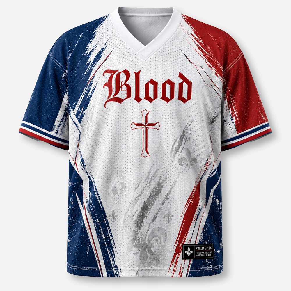 By The Blood Graphic Mesh Jersey