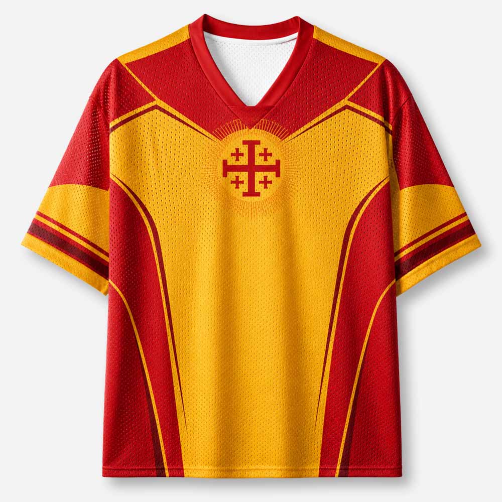 Throned King Graphic Mesh Jersey