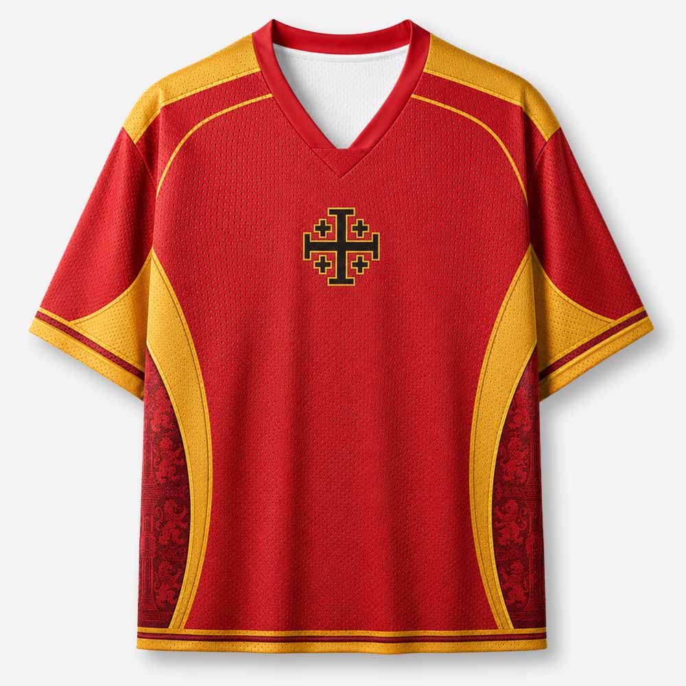 Masked King Graphic Mesh Jersey