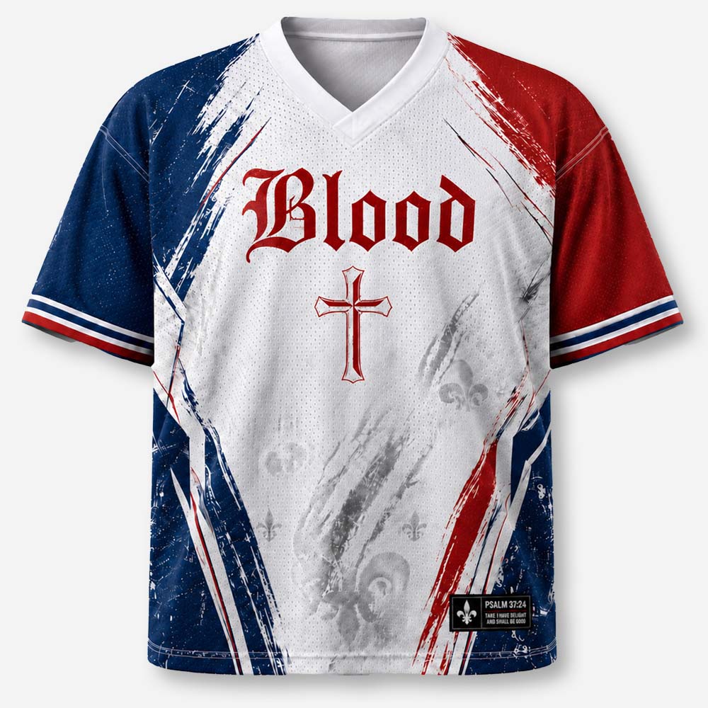 By The Blood Graphic Mesh Jersey