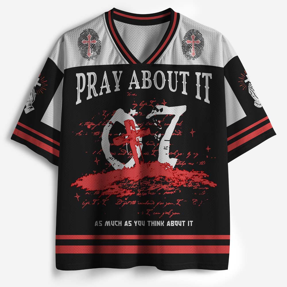 Rose Hands Graphic Mesh Jersey