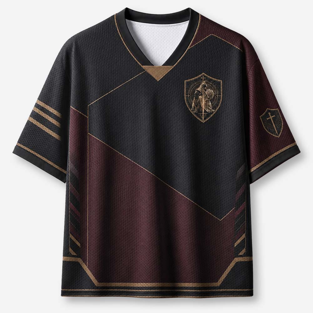 Angel Sword Graphic Mesh Jersey