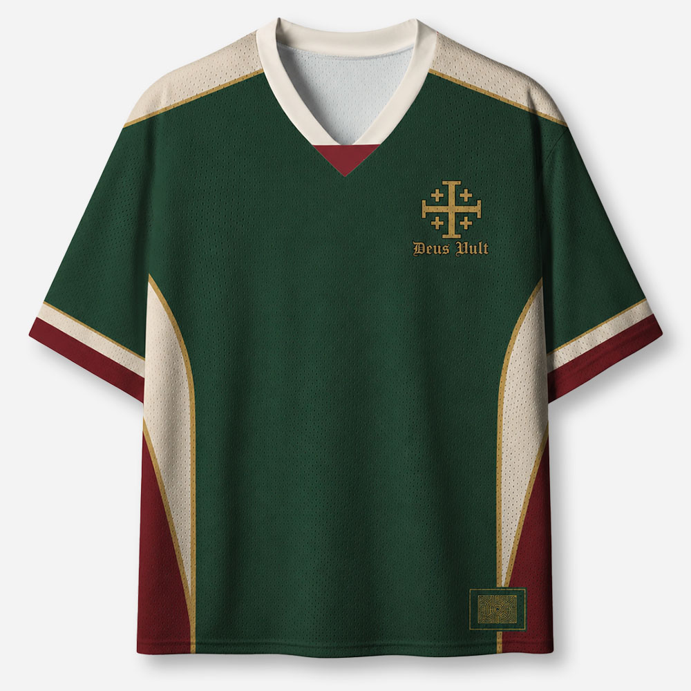 Masked King Graphic Mesh Jersey
