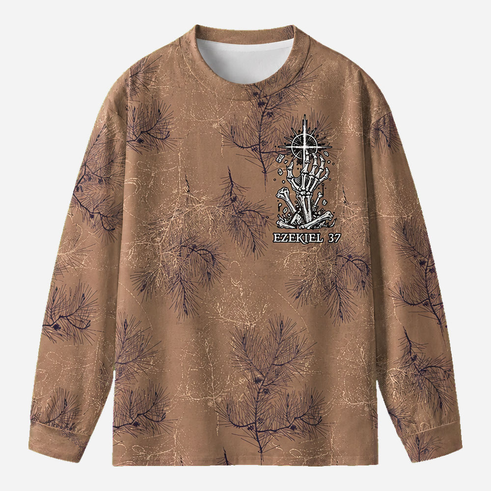 Desert Relic Eco Oversized Long-Sleeve Graphic Tees · GRS Certified