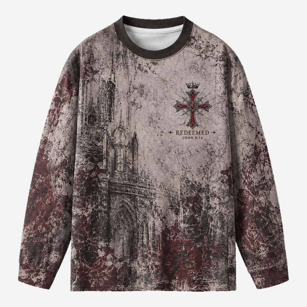 Angel Rescue Eco Oversized Long-Sleeve Graphic Tees · GRS Certified