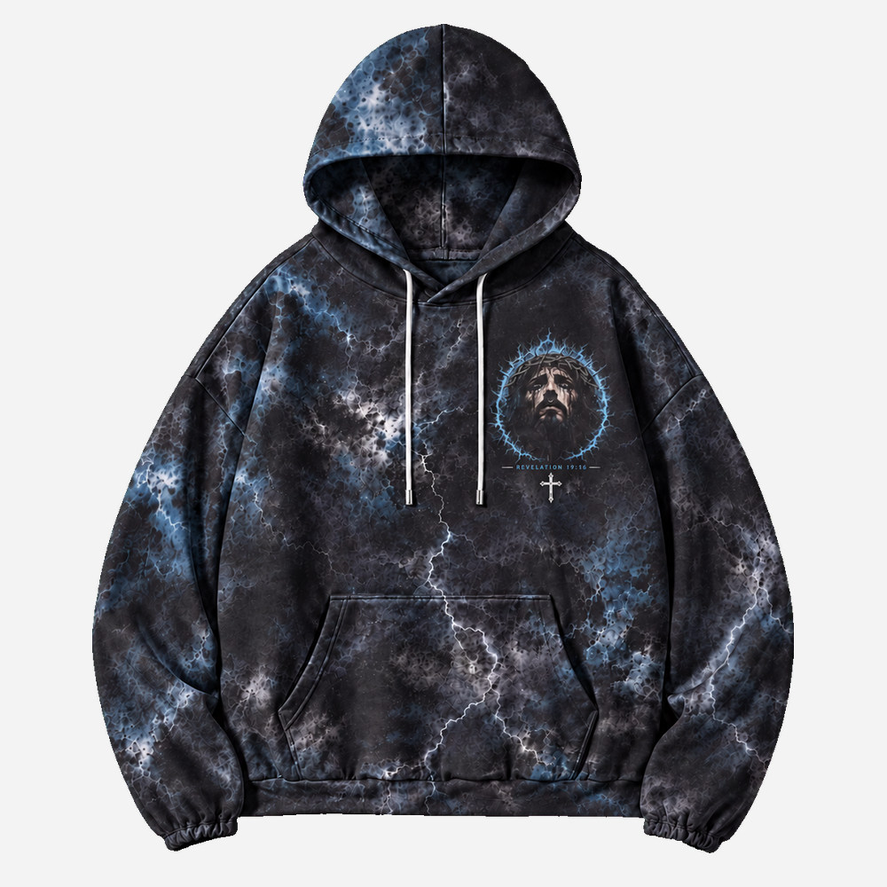 Crowned Storm All Over Print Scuba Hoodie