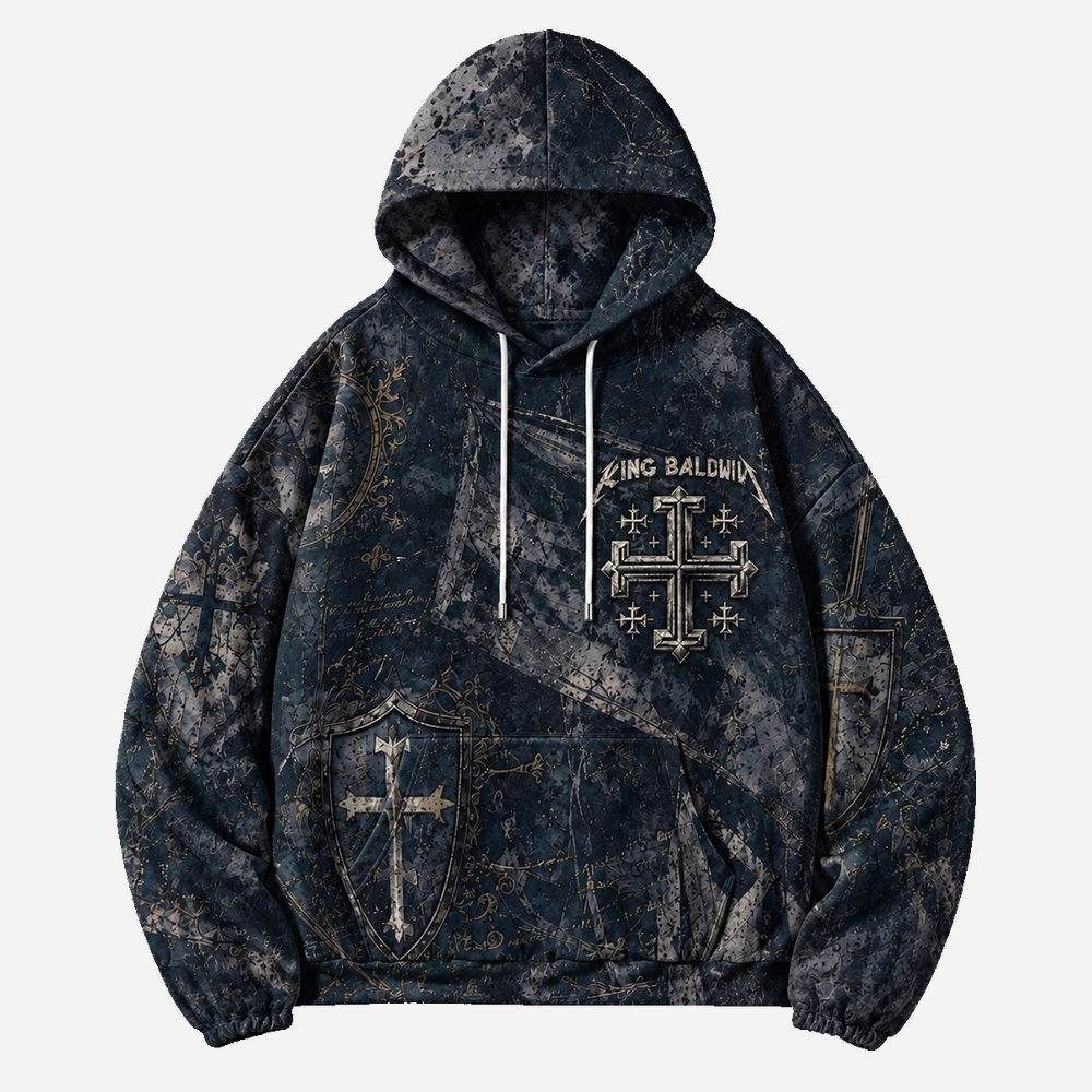 Masked King All Over Print Scuba Hoodie