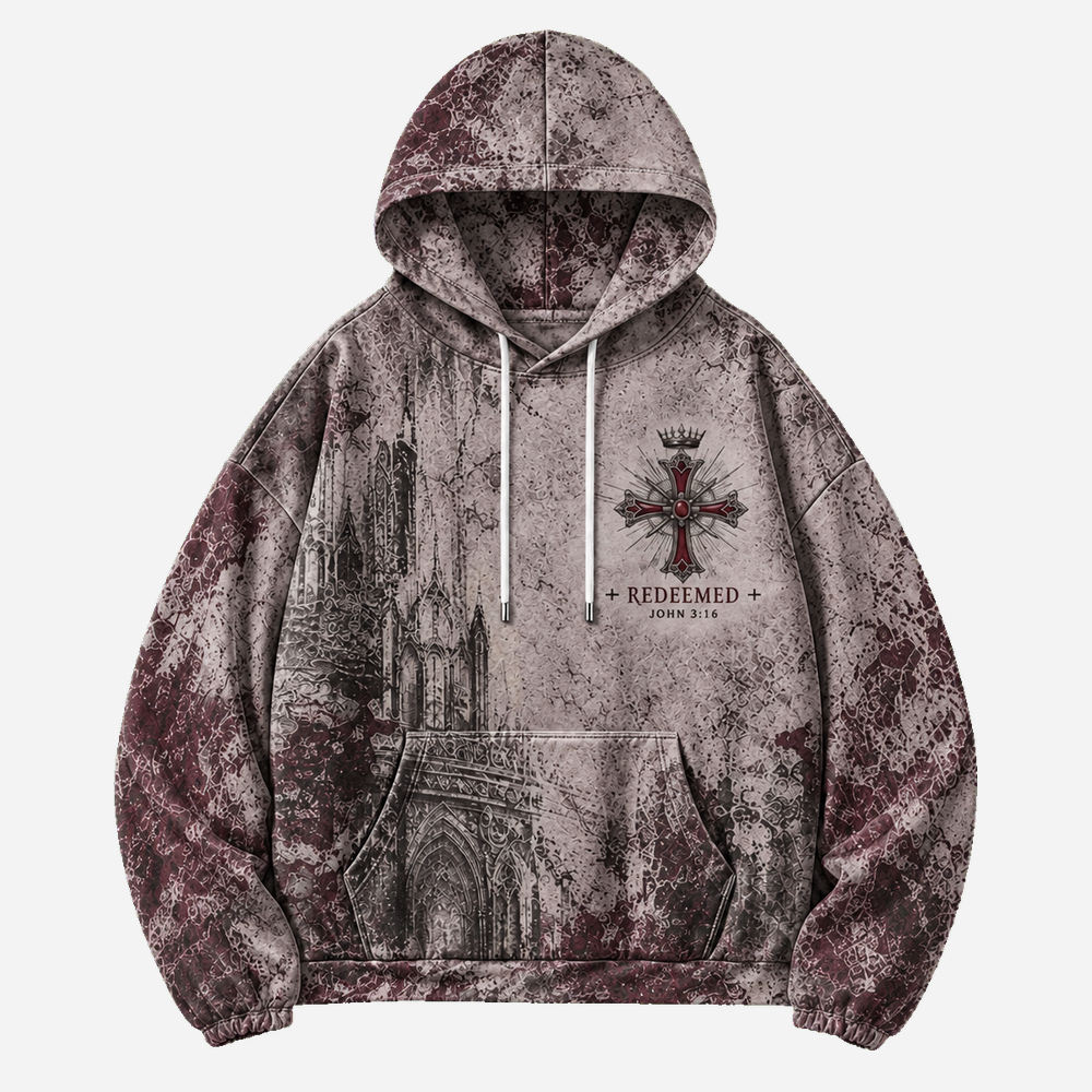 Angel Rescue All Over Print Scuba Hoodie