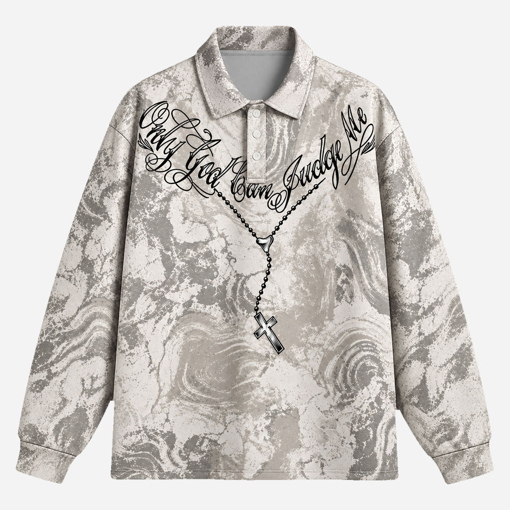 Blindfold Crown Scuba Polo Sweatshirt