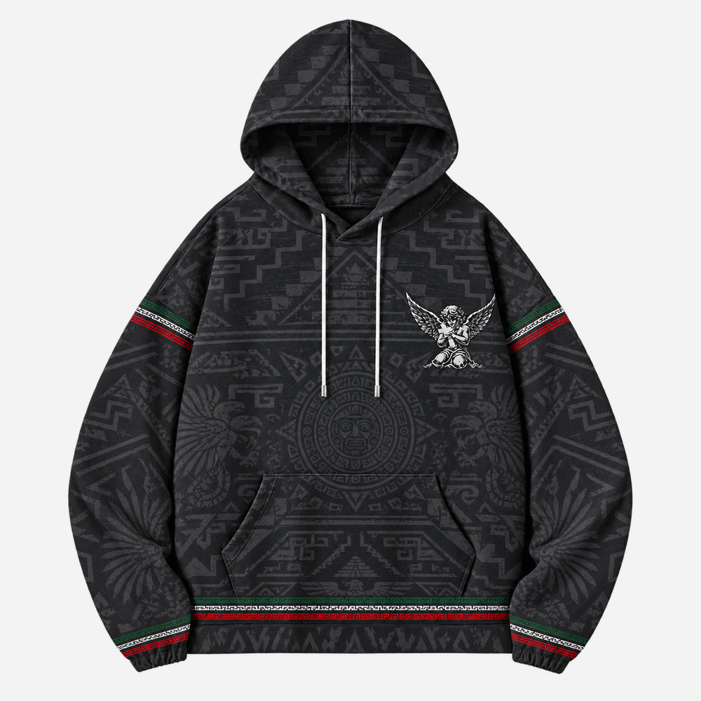 Angel Graphic All Over Print Scuba Hoodie