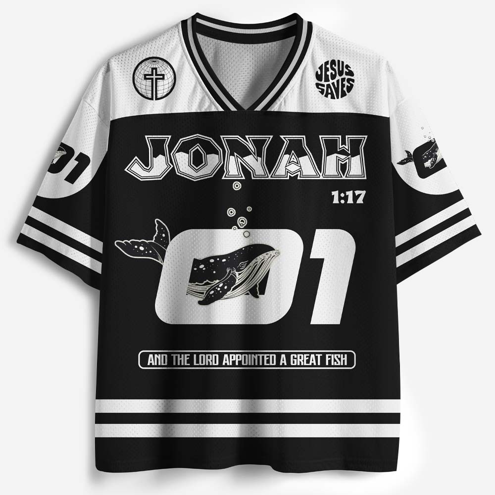 Whale Ride Graphic Mesh Jersey