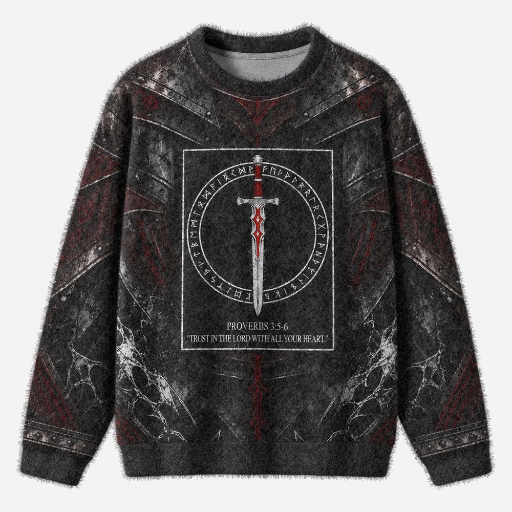 Scarlet Armor Lightweight Graphic Sweater