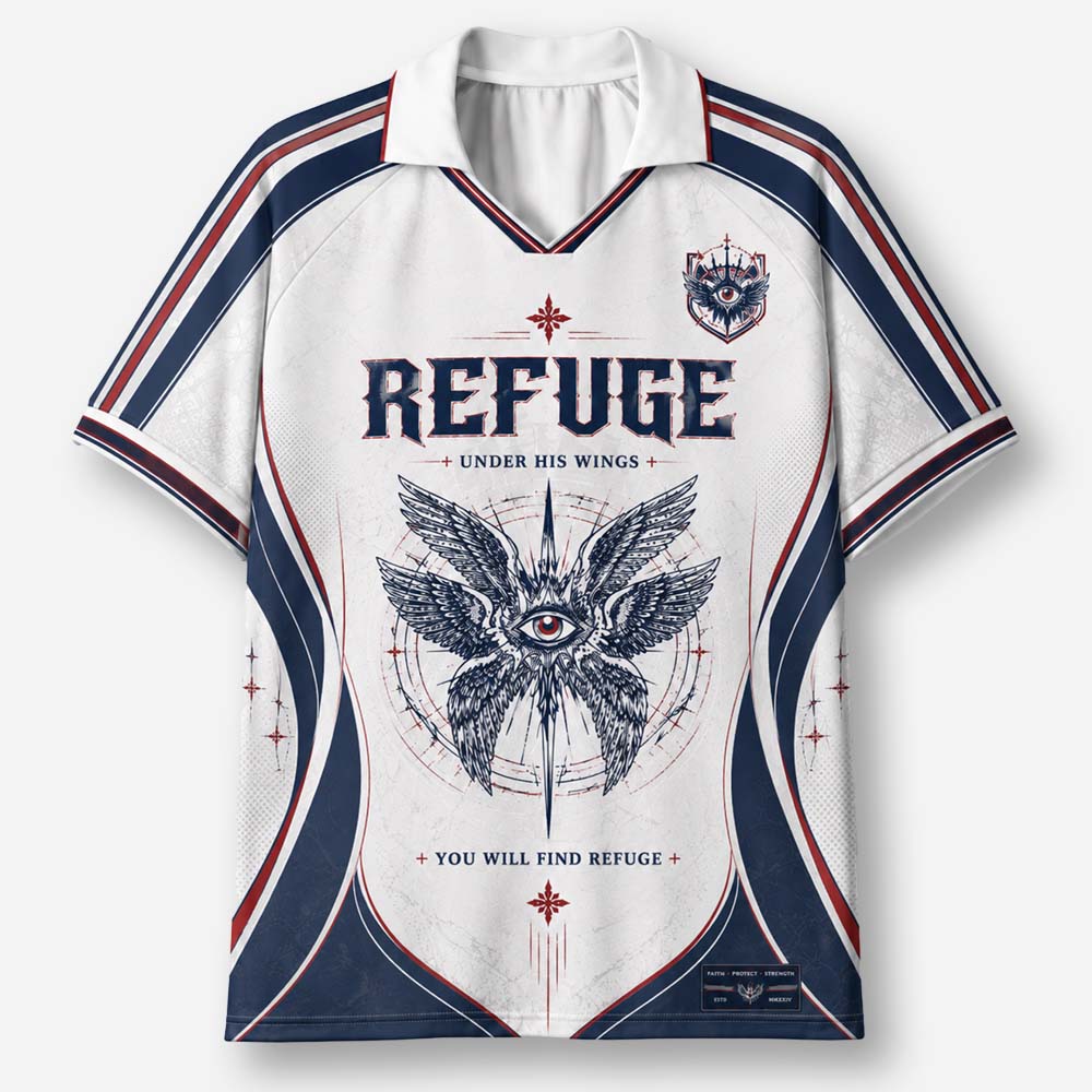 Eye Wings Graphic Collar Jersey