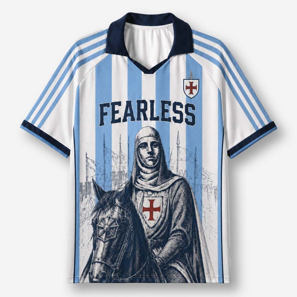 Masked King Graphic Collar Jersey