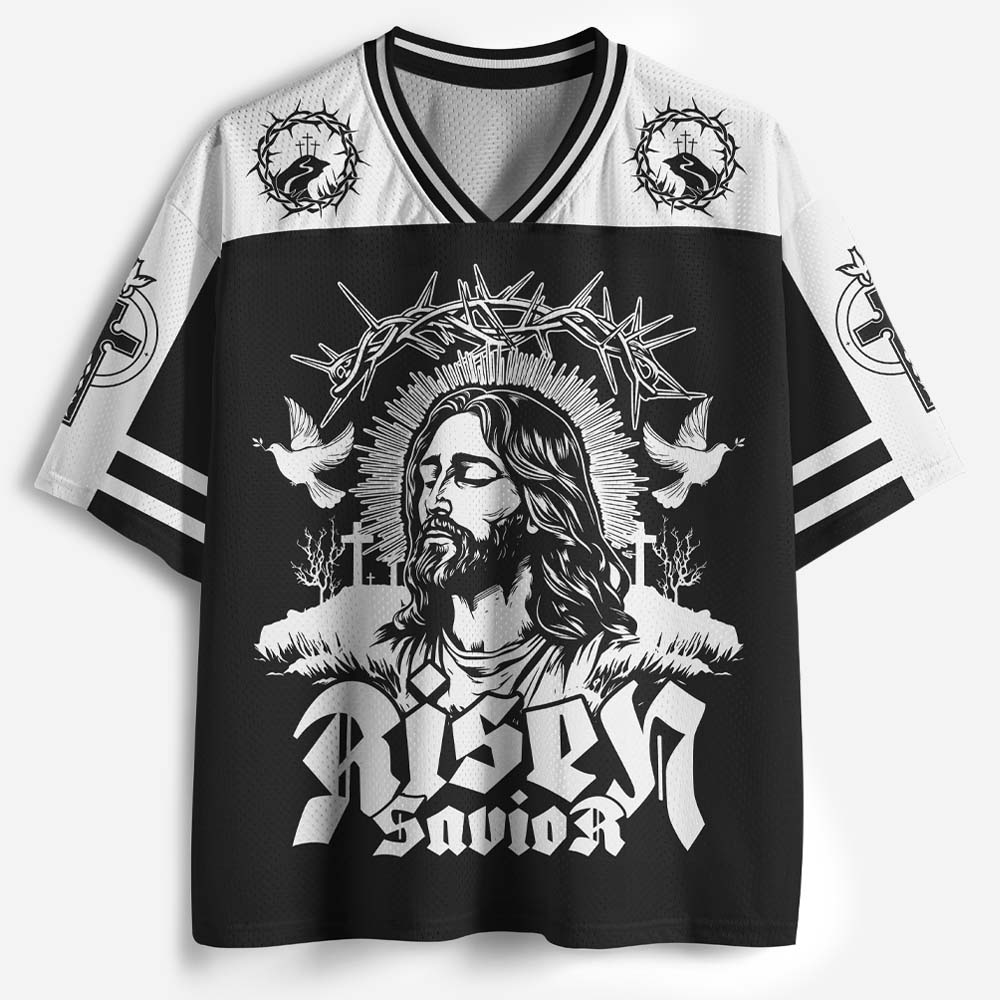 Dove Graphic Mesh Jersey