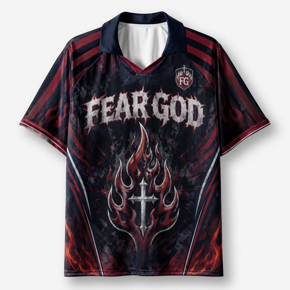Fearless Flame Graphic Collar Jersey