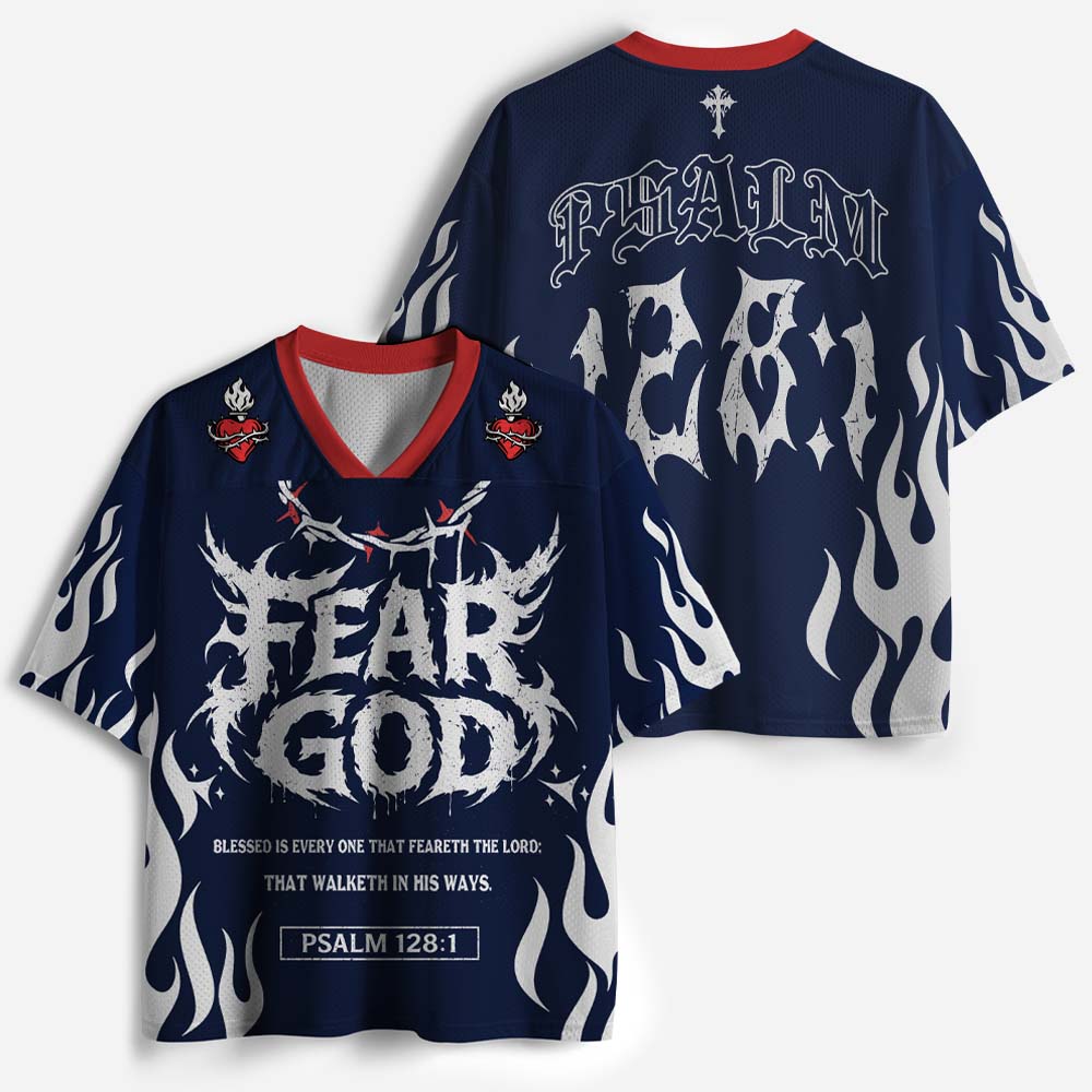 Fearless Flame Graphic Mesh Jersey
