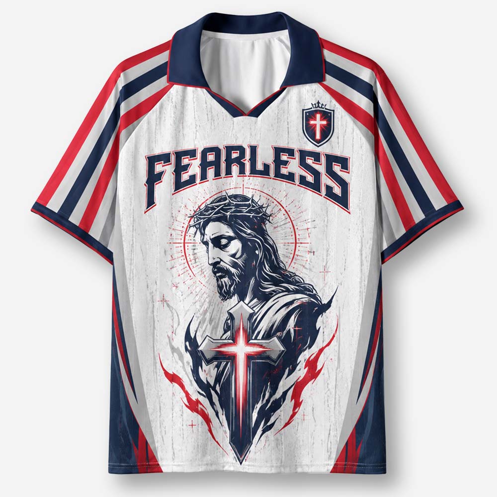 Live Boldly Graphic Collar Jersey