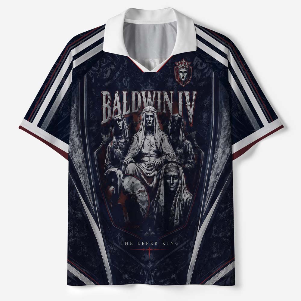 Masked King Graphic Collar Jersey