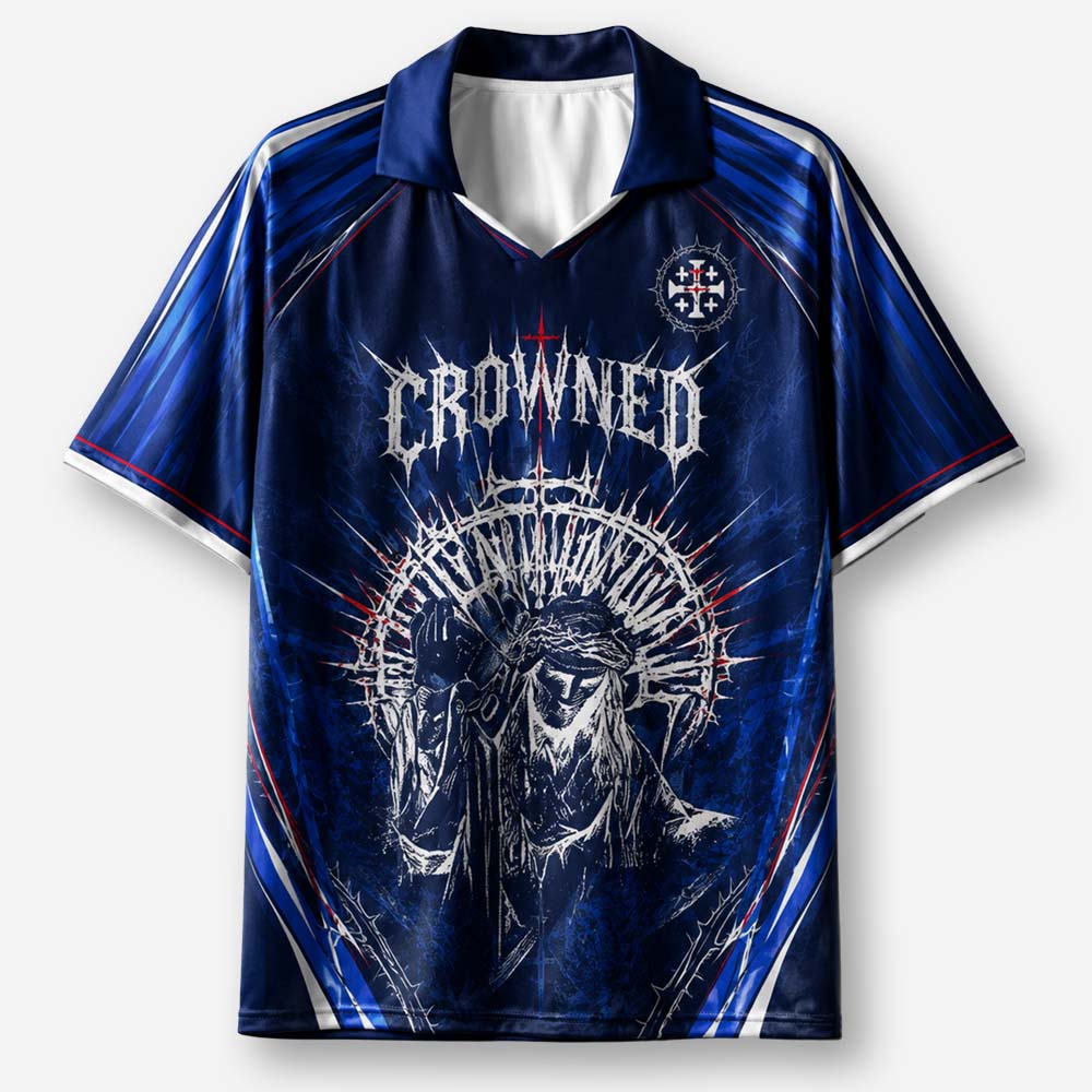 Masked Knight Graphic Collar Jersey