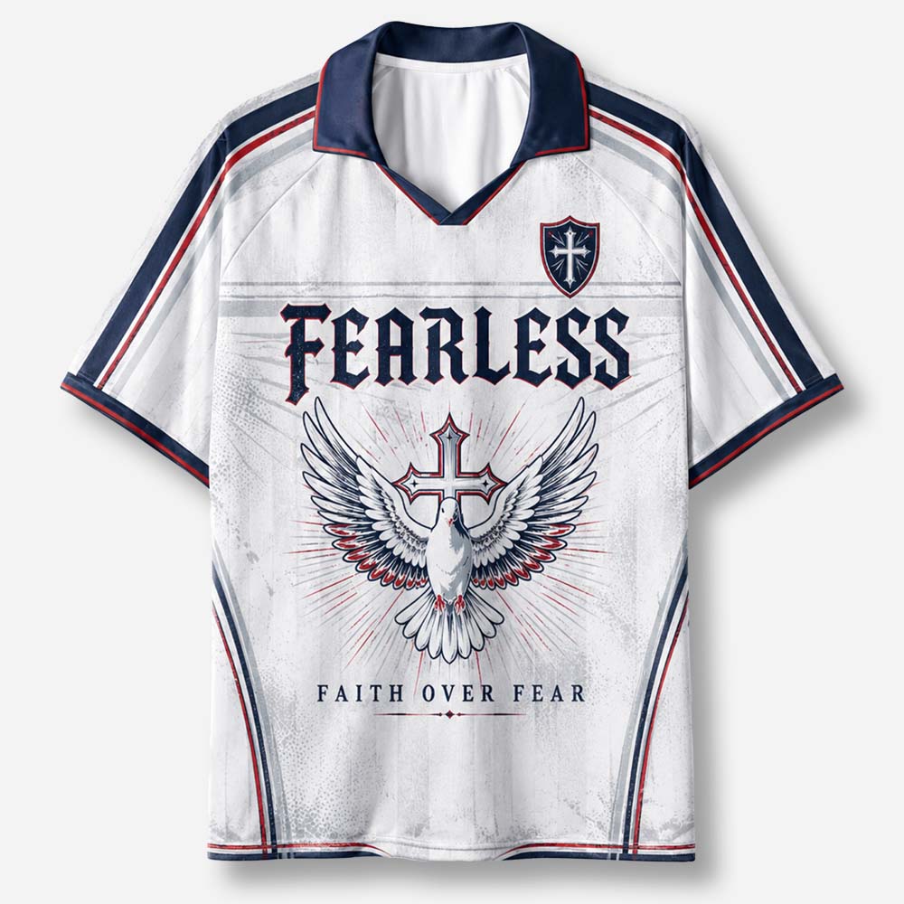 Fearless Dove Graphic Collar Jersey