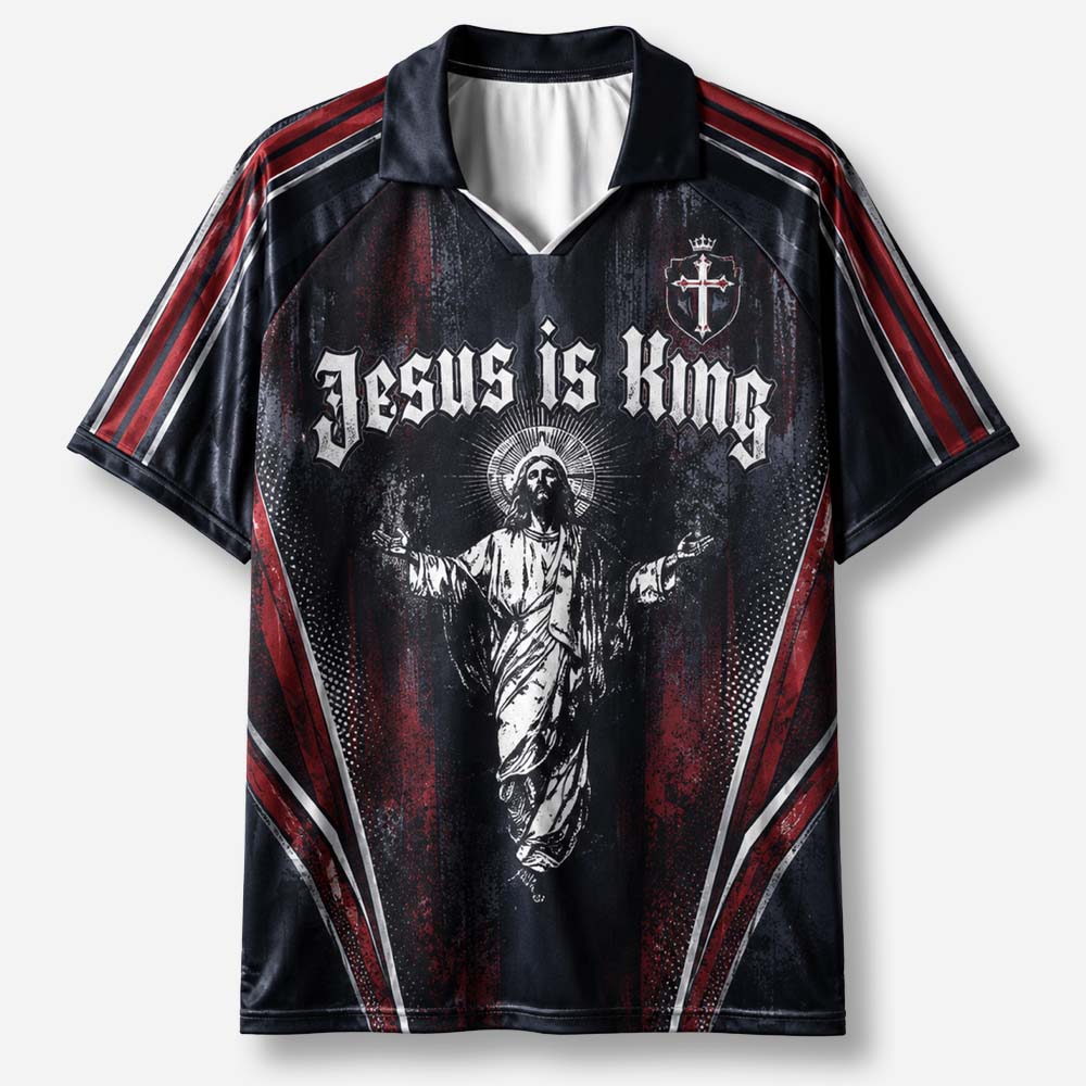 Crown Statement Graphic Collar Jersey