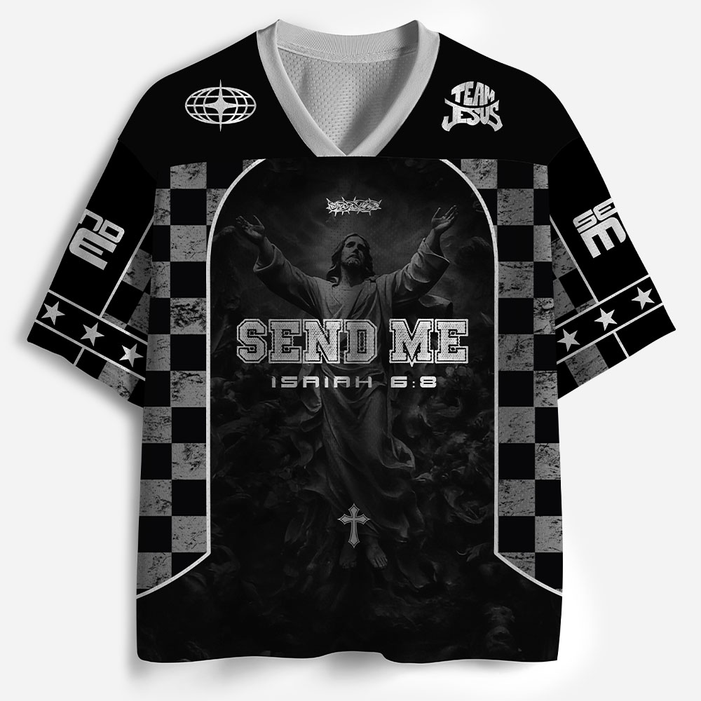 Send Me Graphic Mesh Jersey
