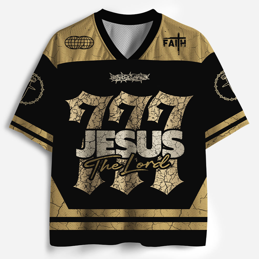 Always Believe Graphic Mesh Jersey