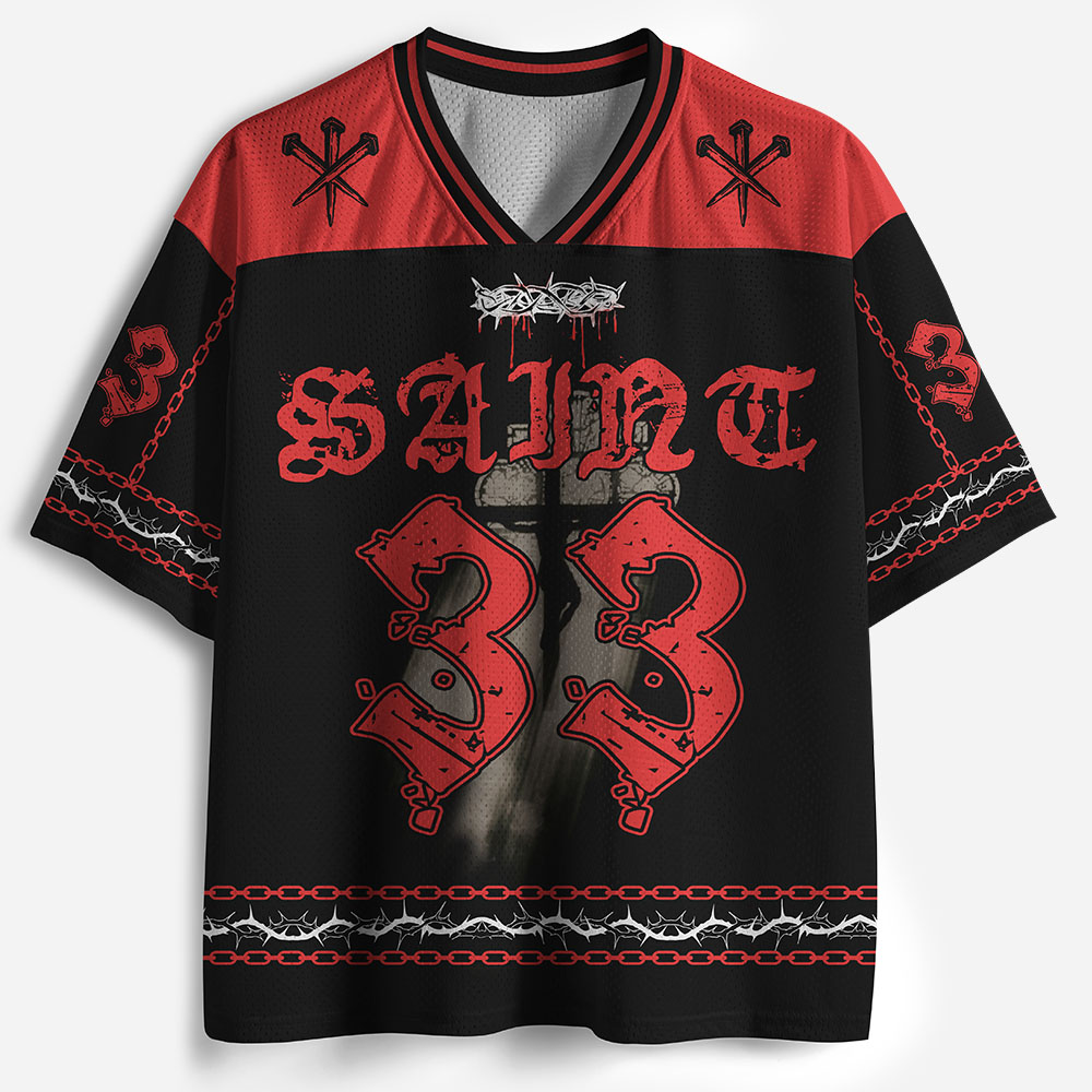Forgiven Graphic Mesh Jersey