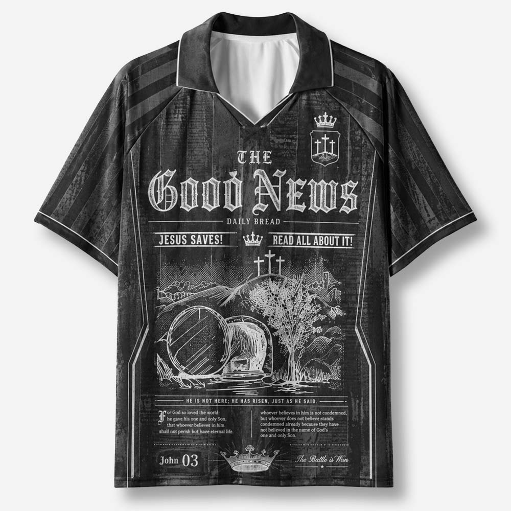 The Good News Graphic Collar Jersey